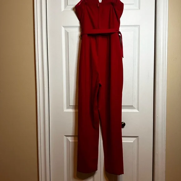 Red jumpsuit - Picture 3 of 3